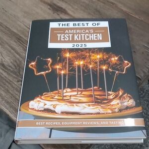 The Best Of America's Test Kitchen 2025 Hardcover Cookbook 328 Pages NWT